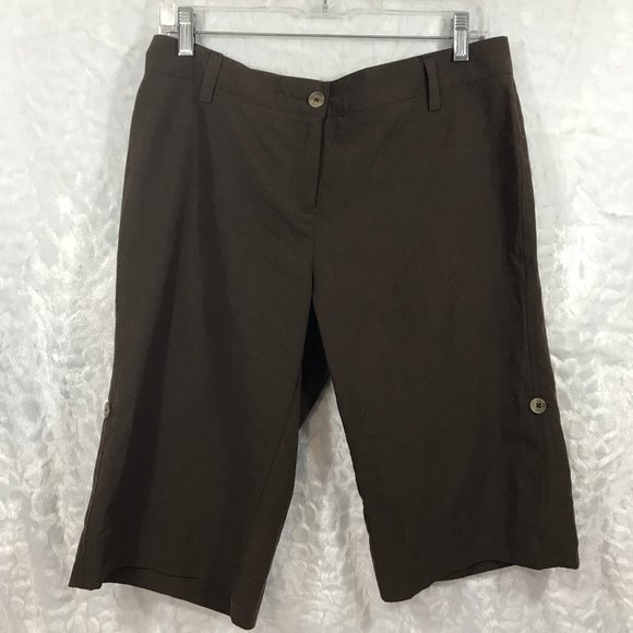 Weatherproof Women's Roll-Tap Bermuda Shorts - Picture 2 of 9